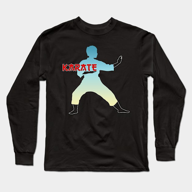 07 - Karate Long Sleeve T-Shirt by SanTees